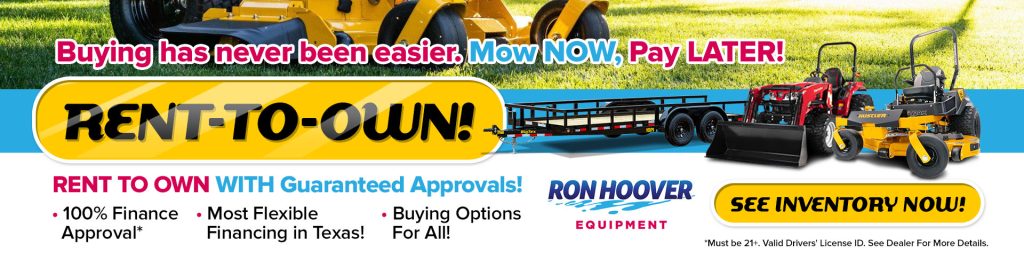 Rent-To-Own Equipment